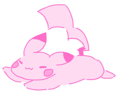 Pink Squishy Pikachu